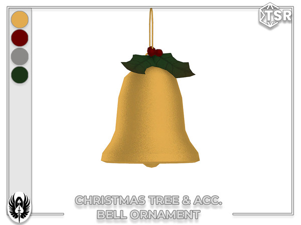 Sims 4 — Nemesis_im - Christmas Tree & Acc. Bell Ornament by nemesis_im — Sets of furniture from Christmas Tree &