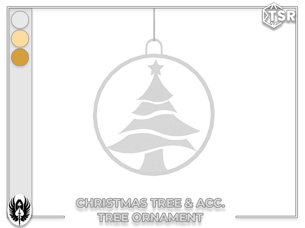 Sims 4 — Nemesis_im - Christmas Tree & Acc. Tree Ornament by nemesis_im — Sets of furniture from Christmas Tree &