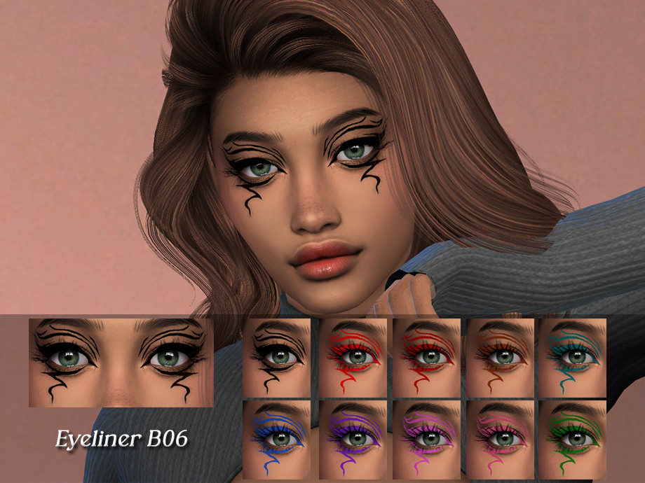 The Sims Resource - Eyeliner B06