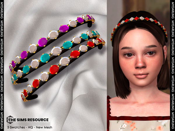Sims 4 — jewelry tiara NA 093 Child by Mydarling20 — new mesh