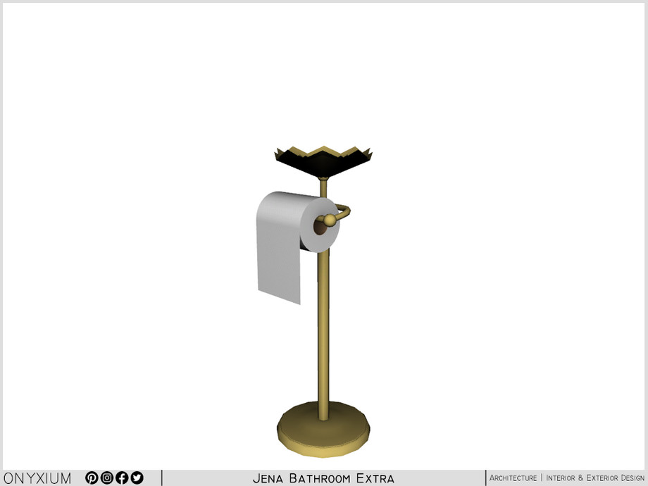 Onyxium's Jena Toilet Paper Holder Freestanding