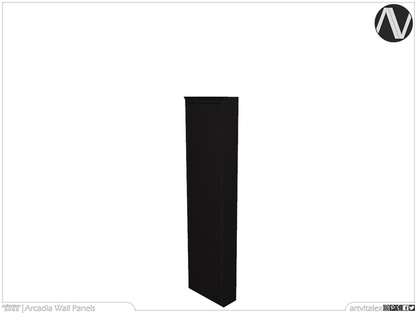 Sims 3 — Arcadia Wall Panel Flat Medium by ArtVitalex — Decorative Collection - Belong to 2023 All Rights Reserved.