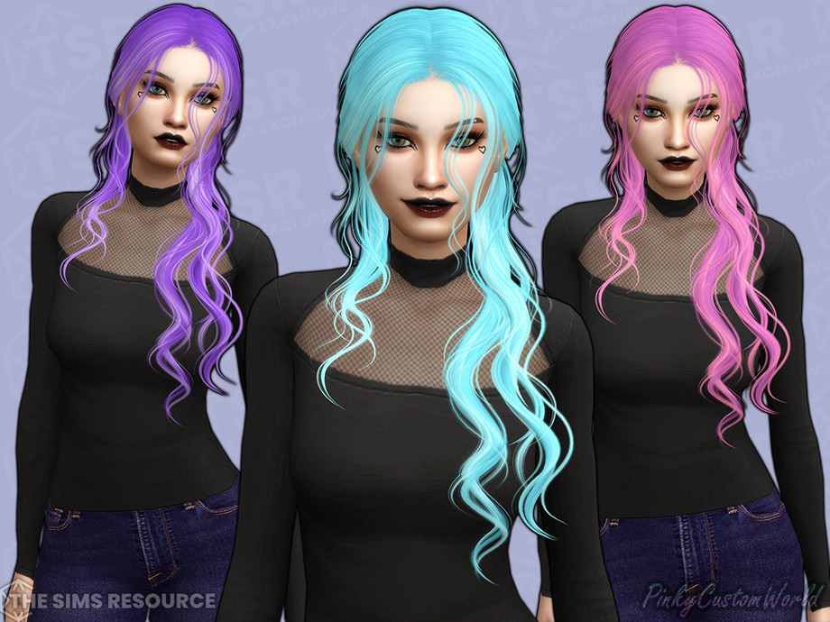 The Sims Resource - Bonus Retexture of Life's a beach 06 hairstyle by S ...