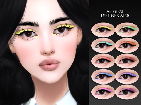 The Sims Resource - Eyeliner A138