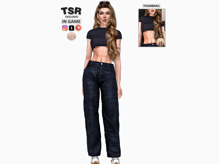 The Sims Resource - High Waisted Jogger (patreon)