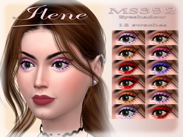 Sims 4 — ILENE_E MS392 Eyeshadow by ILENE_E — -HQ Texture