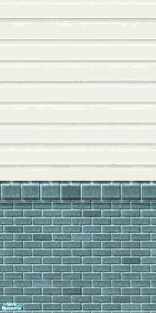 Sims 2 — Blue Brick and Siding by chesterholic0283 — ...