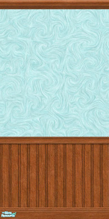 Sims 2 — MDP Pastel Teal Swirl Panels in Medium by MelandStv — There are 12 colourful walls in this set. They are part of