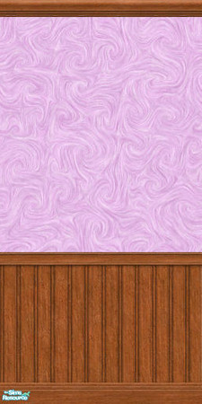 Sims 2 — MDP Pastel Purple Swirl Panels in Medium by MelandStv — There are 12 colourful walls in this set. They are part