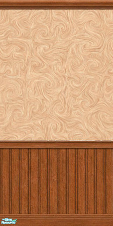 Sims 2 — MDP Pastel Orange Swirl Panels in Medium by MelandStv — There are 12 colourful walls in this set. They are part