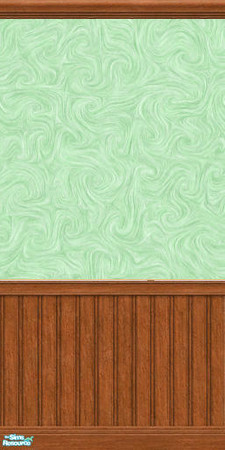 Sims 2 — MDP Pastel Green Swirl Panels in Medium by MelandStv — There are 12 colourful walls in this set. They are part