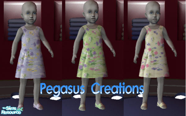 Sims 2 — Butterfly Kisses Collection I by pegasussims — An adorable set dresses for your toddler.