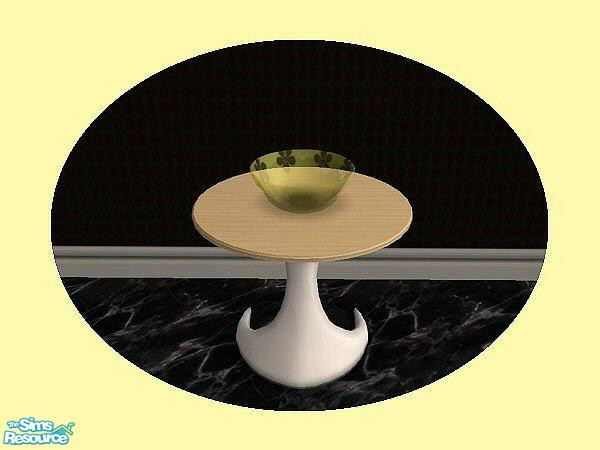 Sims 2 — Glass Bowls - Yellow by hatshepsut — Please handle with care. Any breakages must be paid for.
