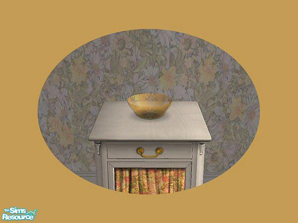 Sims 2 — Glass Bowls - Orange by hatshepsut — Please handle with care. Any breakages must be paid for.