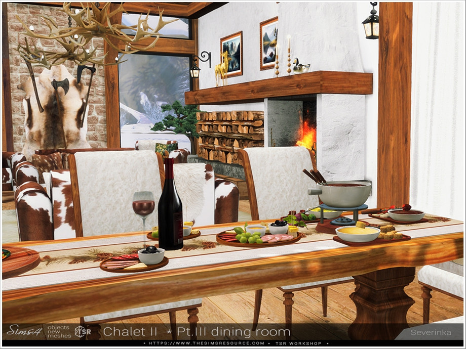 Severinka_'s Chalet II Pt.III dining room