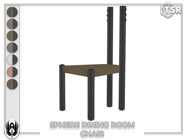 Sims 4 — Nemesis_im - Sphere Dining Room Chair by nemesis_im — Sets of furniture from Sphere Dining Room Set includes 8