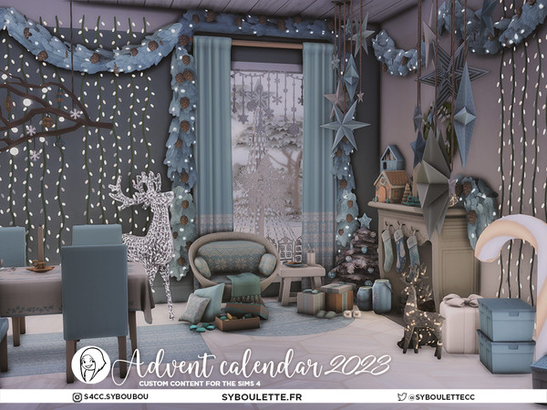 Sims 4 — Advent Calendar 2023 - Gingerbread house  | holiday winterfest christmas by Syboubou — This year, my followers