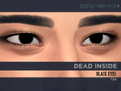Sims 4 — Buruz_Dead_Inside_Black_Eyes by Buruz — No shine, just dead-inside black eyes.