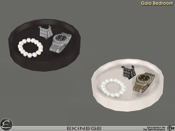 Sims 4 — Gaia Bedroom - Vanity Tray by ekinege — Gaia Bedroom Collection features 21 new items. Collection consists of 3