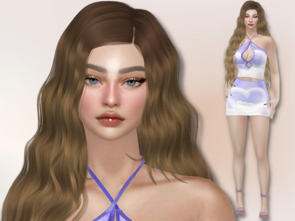 Sims 4 — Jill Hardin by maedoshi — If you want to have the same sim that shown in the picture, kindly download all the