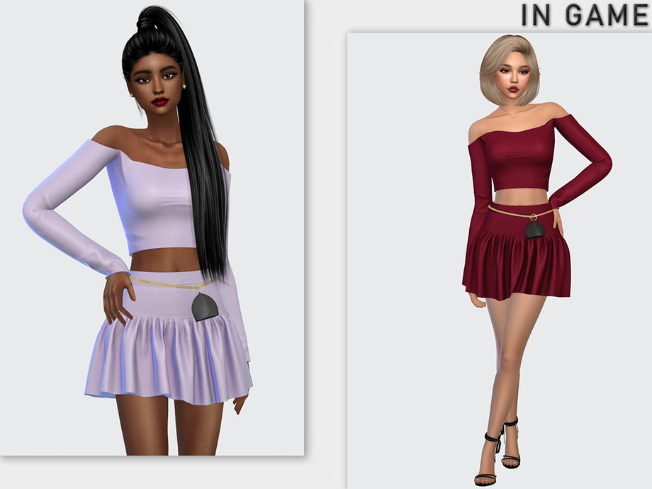 The Sims Resource - Talia Skirt