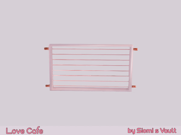 Sims 4 — Love Cafe - Fence single by siomisvault — Alright this is the Love Cafe set you'll find different objects to get