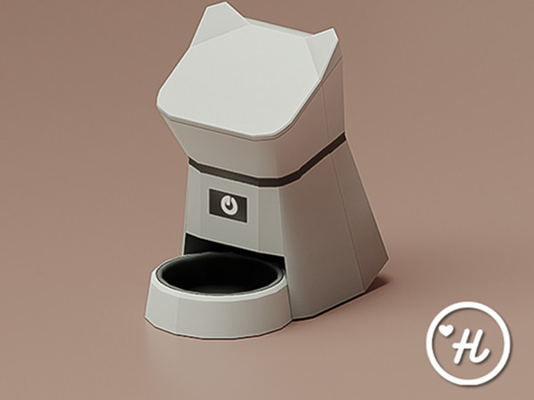 Sims 4 — HMAY PETKIT bowl by helenmay — by Helenmay automatic pet feeder