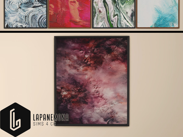 Sims 4 — Moody painting - Moody hallway by Lapanemona — Your entryway is the introduction to your home so it should be