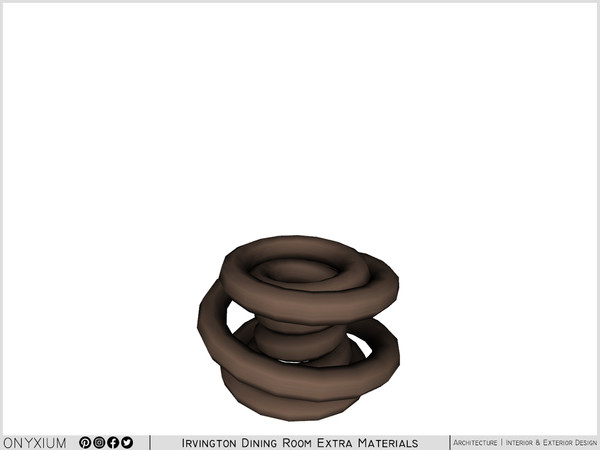 Sims 3 — Irvington Decor Infinite Loop by Onyxium — Onyxium@TSR Design Workshop Dining Room Collection - Belong To The