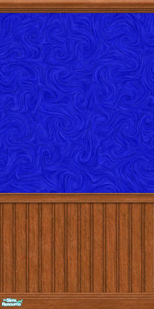 Sims 2 — MDP Blue Swirl Panels in Medium by MelandStv — There are 20 colourful walls in this set. They are part of my