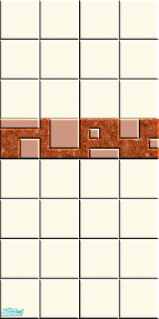Sims 2 — Cheap tiled wall 3 by Helena — -