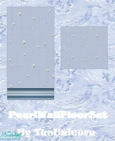 Sims 2 — BluePearlWallFloorSet by The_Unicorn — -