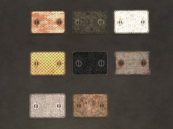 Sims 4 — Regular Manhole Cover by Cyclonesue — Decorative drain cover - repeat buy enabled. Can be found under decor