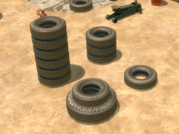 Sims 4 — Small Tyre (Stackable) by Cyclonesue — A plain smaller tyre that can be used alone or stacked as many times as
