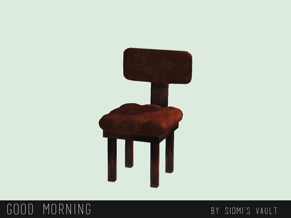 Sims 4 — Good Morning - Chair by siomisvault — I have a new house is kinda boho I love it. I hope you love it too! Thank