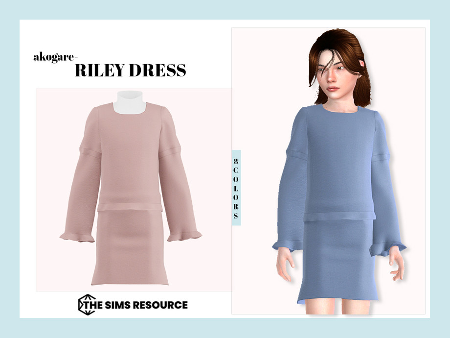 The Sims Resource | Riley Dress