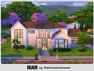 Sims 4 — BRAUN [BASE GAME, NO CC] - TIC by TheIntrovertCreator — Luxurious yet simple modern house, originally located in