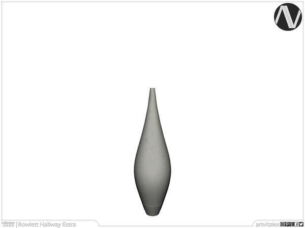 Sims 3 — Rowlett Slim Vase by ArtVitalex — Hallway Collection All rights reserved - Belong to 2024 ArtVitalex@TSR -