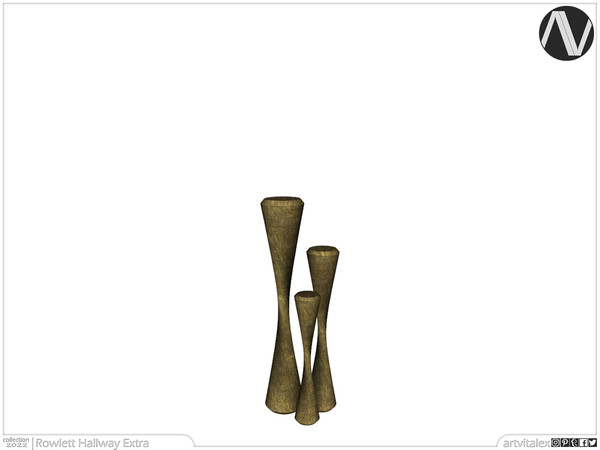 Sims 3 — Rowlett Decorative Conical Objects by ArtVitalex — Hallway Collection All rights reserved - Belong to 2024