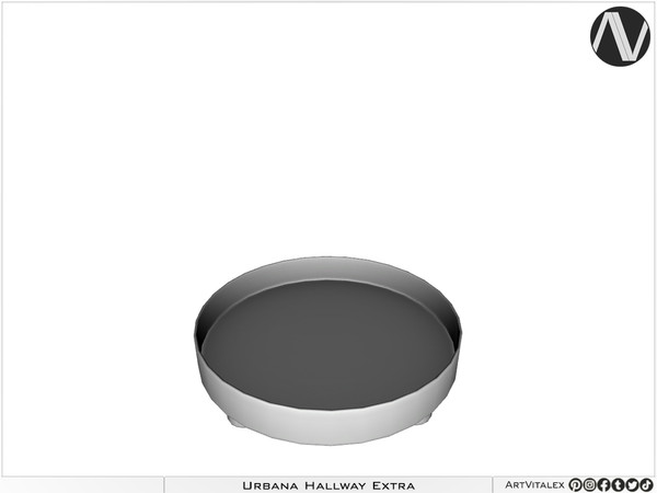 Sims 4 — Urbana Bowl by ArtVitalex — Hallway Collection All rights reserved - Belong to 2024 ArtVitalex@TSR - Custom