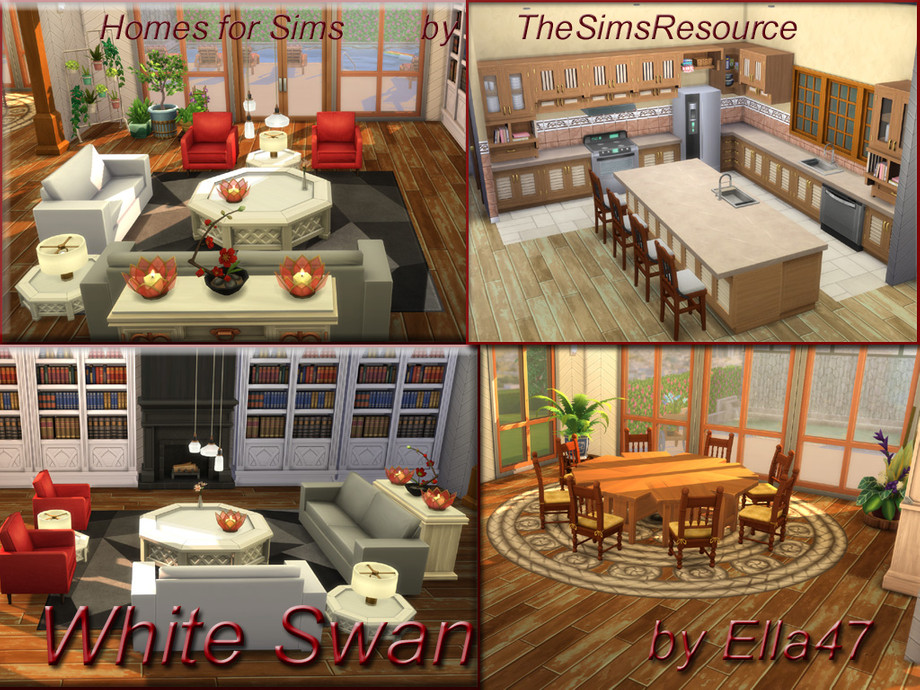 Sims 4 Rocking Swancc The Sims Resource | White Swan