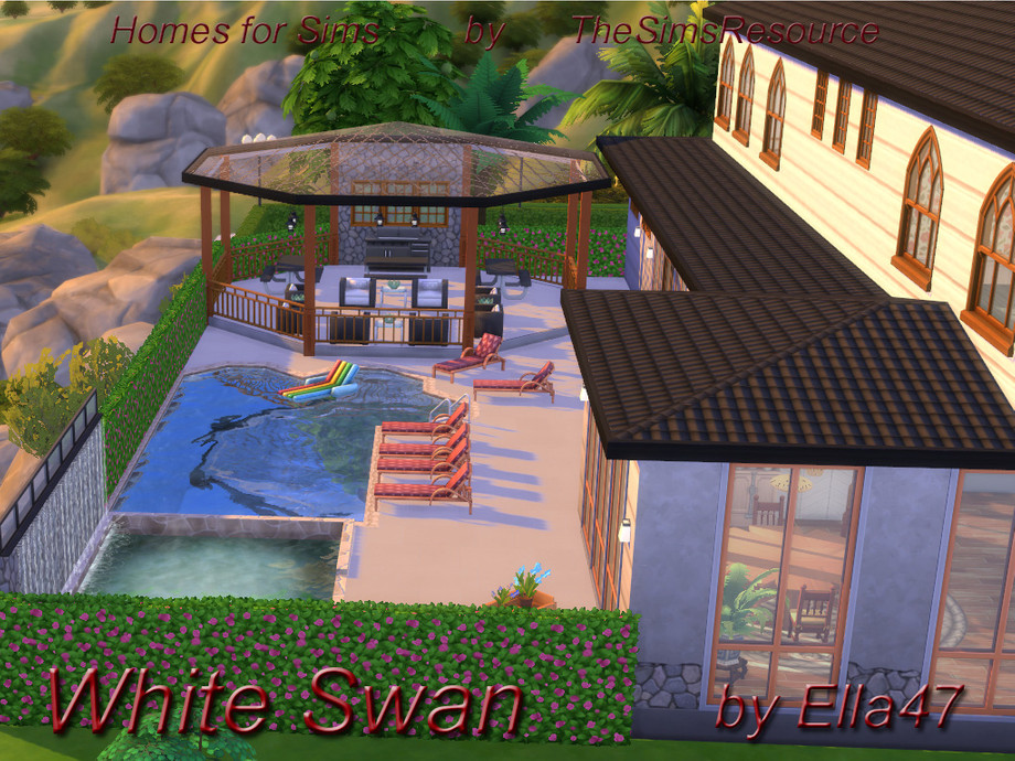 Sims 4 Rocking Swancc The Sims Resource | White Swan