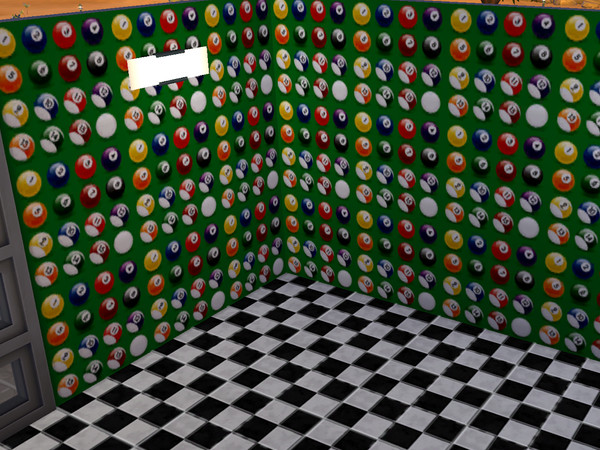 Sims 4 — Game Room Wallpaper by RangerRon2 — A wallpaper I made for a game room.