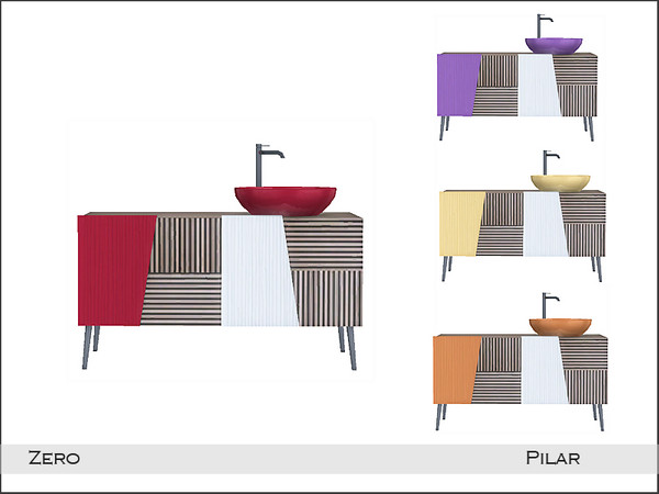 Sims 4 — Pilar Zero Sink3 Recolor by Pilar — Created by Pilar for TSR sims4