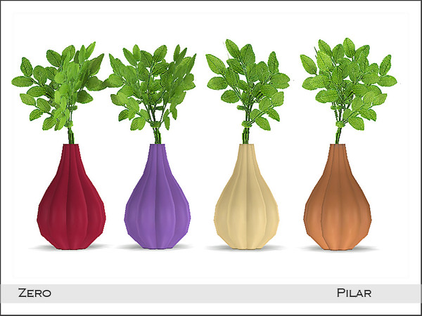Sims 4 — Pilar Zero Vase Recolor by Pilar — Created by Pilar for TSR sims4