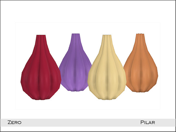 Sims 4 — Pilar Zero VaseLarge Recolor by Pilar — Created by Pilar for TSR sims4