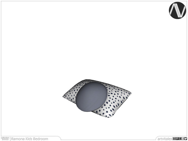 Sims 3 — Ramona Bed Pillows by ArtVitalex — Bedroom Collection All rights reserved - Belong to 2024 ArtVitalex@TSR -