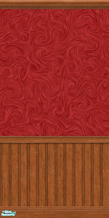 Sims 2 — MDP Crimson Swirl Panels in Medium by MelandStv — There are 20 colourful walls in this set. They are part of my