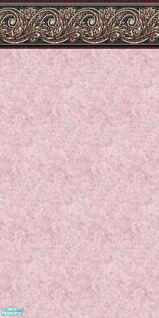 Sims 2 — D2DArabesque Painted - Red by D2Diamond — Arabesque design on painted wall. In four great colors! - Look for the