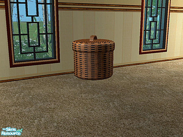 Sims 2 — SR Bedroom1 - Deco Basket by SimanthaRat — As Shown